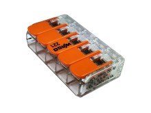 WAGO krabicová svorka 221-615 s páčkami, 5 x 6 mm²