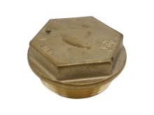 Mosadzná zátka závitová M48 pre elektrokotly