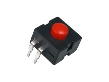 Mikrospínač KAN s aretáciou červený