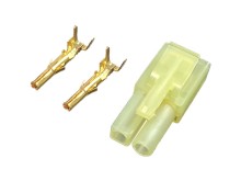 Napájací konektor Tamiya mini, samica, 2 piny, 4,5 mm