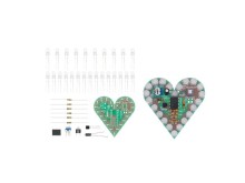 Elektronická stavebnica Srdce - LED s napájením 4-6V