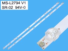LED podsvietenie 580mm, sada 2 pásikov MS-L2794 V1 SR-02
