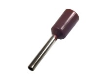 Izolovaná krimpovacia dutinka 0,5 mm² - hnedá, 10 ks