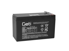 Olovený akumulátor 12V 7Ah AGM - Geti Faston 4,8mm