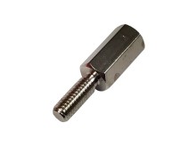 Kovový šesťhranný distančný stĺpik M3, dĺžka 10mm