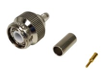 TNC 50 Ohm Konektor (M) pre RG58C/U, B9907, KX15, LMR195 - Krimpovací