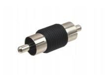 Plastová spojka CINCH RCA samec-samec