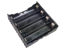 Puzdro na batérie 4x 18650 s vývodmi pre plochý spoj