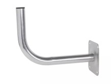 Držiak antény na zeď 50 cm s plotnou 140 x 120 mm - galvanický zinok