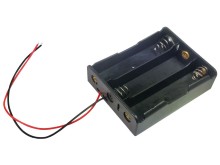 Puzdro na batérie 3x 18650 s vývodom vodiča