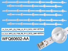 LED podsvit 1124mm pre LCD TV Grundig - sada 6 kusov