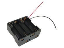 Puzdro na batérie 8x AA s vývodom vodiča