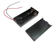 Puzdro na batérie 2x 18650 s vypínačom a vývodom