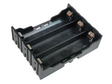 Puzdro na batérie 3x18650 s vývodmi pre plošný spoj