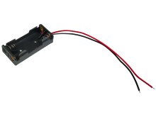 Puzdro na batérie 2x AAA s vývodom vodiča