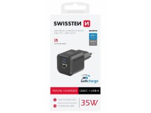 SWISSTEN 35W Power Delivery USB-C a USB-A Nabíjačka