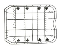 Spodný koš do umývačky Amica, Candy, Whirlpool - 1063708, 12976000001374