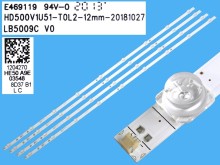 Sada LED podsvietenia 960mm pre TV Hisense HE50A9E - 4 kusy