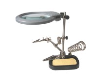 Tretia ruka TIPA ZD-10MB s lupou a LED osvetlením