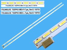 Sada LED podsvietenia EDGE 538mm pre LCD panely Vestel - 2 kusy