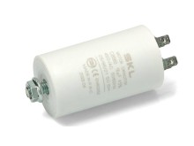 Rozbehovo kondenzátor 16 uF 450V CBB60 SKL s konektormi Faston 6.3 mm