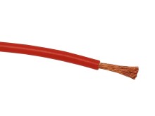 Silikónový kábel Cu 0.5mm² s červenou izoláciou - metráž