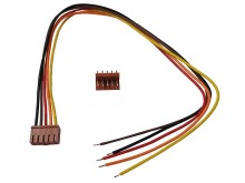 Konektor 5pin s káblom 25cm, platinové kontakty