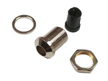 Kovový niklovaný držiak LED diódy 5mm PLED-50