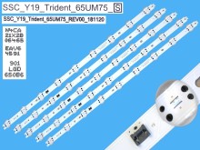 LED podsvit 725mm sada pre LCD panely LG AGM76931001 - 5 kusov
