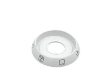 Kružík gombíka prepínača funkcií rúry pre sporáky Mora a Gorenje 850438, biely