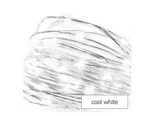 LED vianočný nano reťaz 1,9 m s časovačom, studená biela