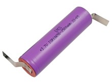 Akumulátor Li-Ion 3,6V 2500mAh EMOS ISR18650 s pájecími vývody