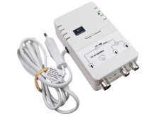 Domáci anténny zosilňovač Nedis SAMP42221WT, 25dB, 2 výstupy