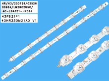 LED podsvit 810mm pre TCL a Thomson - 21 LED DLED Backlight