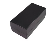 Dvojdielna plastová krabička KP 35C - čierna, ABS