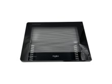 Vnútorné sklo dvierok mikrovlnnej rúry Whirlpool 482000093914