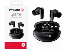 Bluetooth slúchadlá SWISSTEN SONIC TWS, čierna