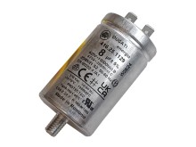 Rozbehový kondenzátor 8uF 450V DUCATI s konektormi