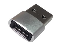 Adaptér USB-C na USB-A - strieborný