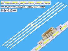 LED podsvit 410mm pre Samsung 75AU8K - sada 4ks