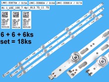 LED podsvietenie sada Samsung BN96-50310A, BN96-50311A, BN96-50312A pre 75" TV