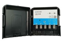 Anténny zosilňovač ALCAD AM-916 s 3 vstupmi UHF a DAB, potlačením LTE700