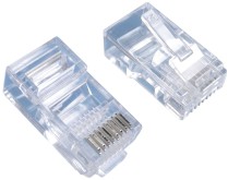 Modulárny konektor 8p8c (RJ45) pre kulatý kábel