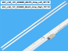 Sada LED podsvitu 602mm AGM76890801 pre TV LG 55"