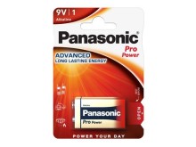 Panasonic 9V Alkalická Batéria 6F22 / 6LR61 Pro Power
