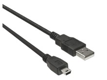 Kábel USB 2.0 A - mini USB 5 pin 2m