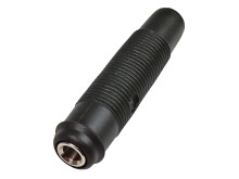 Kábelová zdierka banánik 16A - čierna KUN30SW