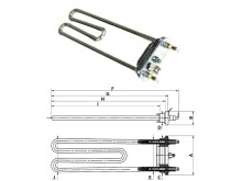 Topené teleso práčky LG 2000W s čidlom AEG33121503