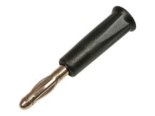 Banánek na hrot 10A 4mm - čierny PJ1010-I-SW