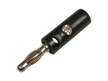 Čierny plastový banánok na šroubek